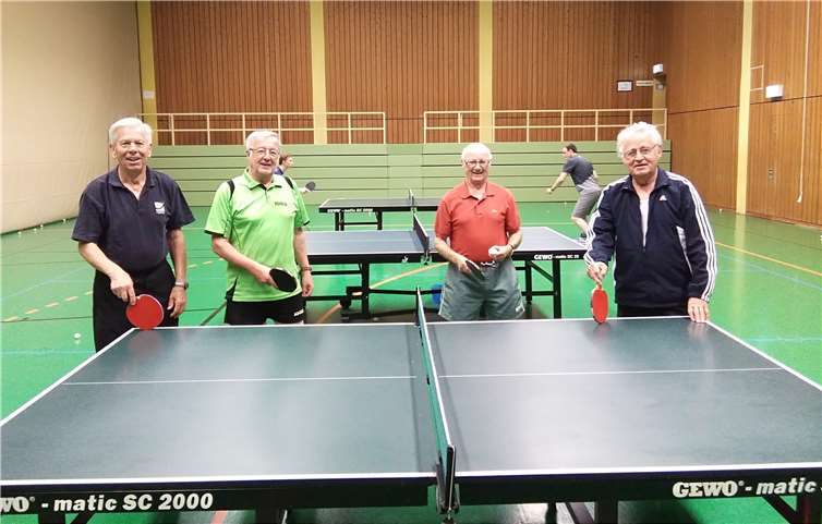 V.li. Karl Anheier, Herbert Weber, Heinz Voll und Karl Alderath.Foto: privat