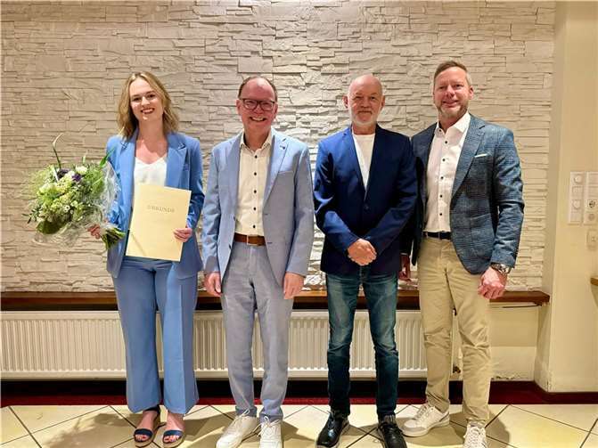 V.li. Kirsten Heumann, Thomas Boden, Günter Fröhlich und Jörg Gries. Foto: privat