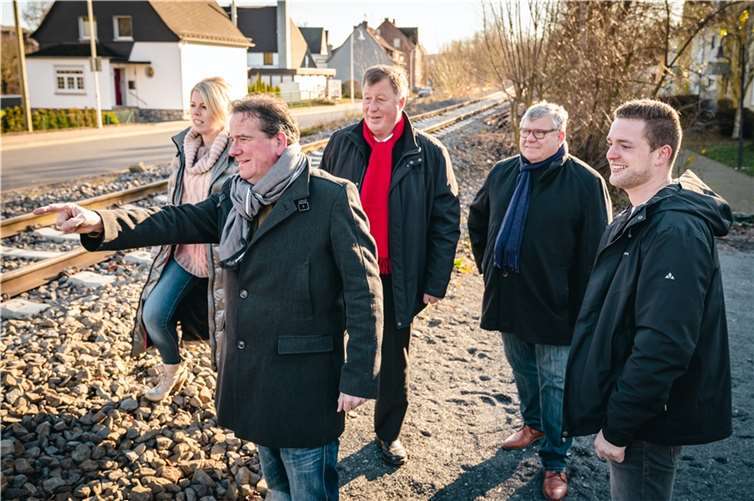 V.li. Lana Horstmann, Johannes Hörter, Horst Rasbach, Michael Mahlert und Martin Diedenhofen.Quelle: SPD-Kreisverbandes Neuwied