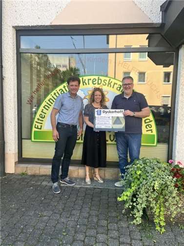V.li. Lutz Steinhauer, Tina Wahlen, Walter Monschauer. Foto: Dyckerhoff GmbH