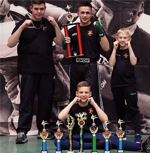 V.li. Manuel Schulte, Till Wagner, Marco Mosdzien und Fabian Franke.