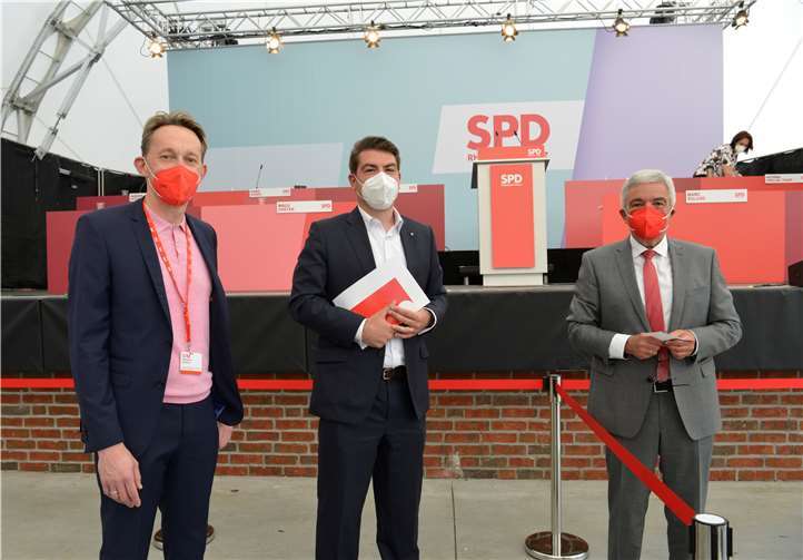 V.li. Marc Ruland, Thomas Hitschler und Roger Lewentz.Foto: privat