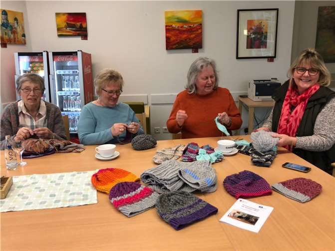 V.li. Margret Schlüter, Erika Poltorak, Monika Schulz und Marion Surrey. Quelle: Mehrgenerationenhaus