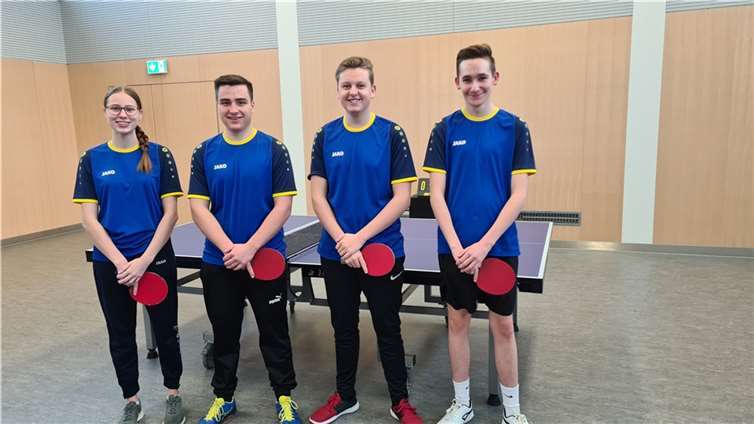 V.li. Marie Eich, Noah Schmitt, Jan Breitbach und Marius Bonzelet.Foto: privat