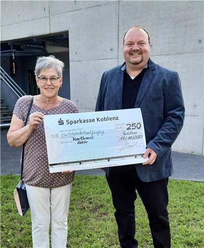 V.li. Marione Bauer von Karthause Aktiv und Thorsten Schneider. Foto: privat