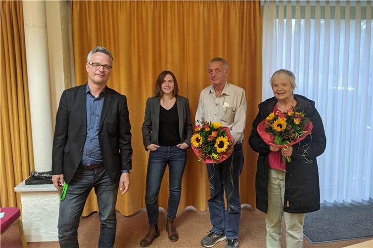 V.li. Martin Schmidt, Lena Etzkorn, Harald Stölzgen und Sabine Bäcker.Quelle: Bündnis 90/Die Grünen KV Koblenz