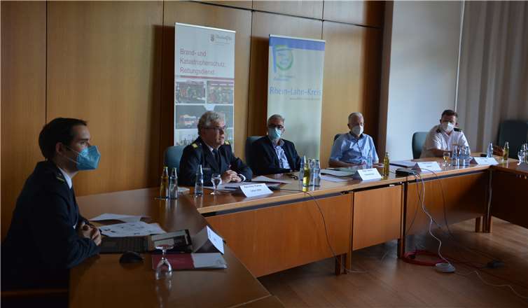 V.li. Matthias Lemgen, Hans-Peter Plattner, Roger Lewentz, Frank Puchtler und Guido Erler. Foto: KV RLK