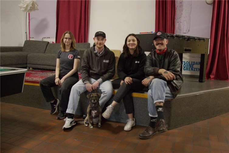 V.li. Michelle Linden, Moritz Geishecker, Susanne Bernhardt und Hendrik Janßen. Foto: Stadt Koblenz/S. Krause