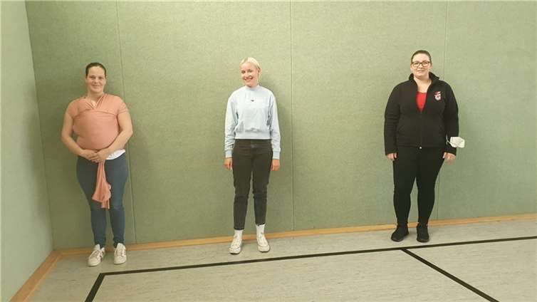 V.li. Miron Theis, Angelina Segler und Nina Schneider. Foto: privat