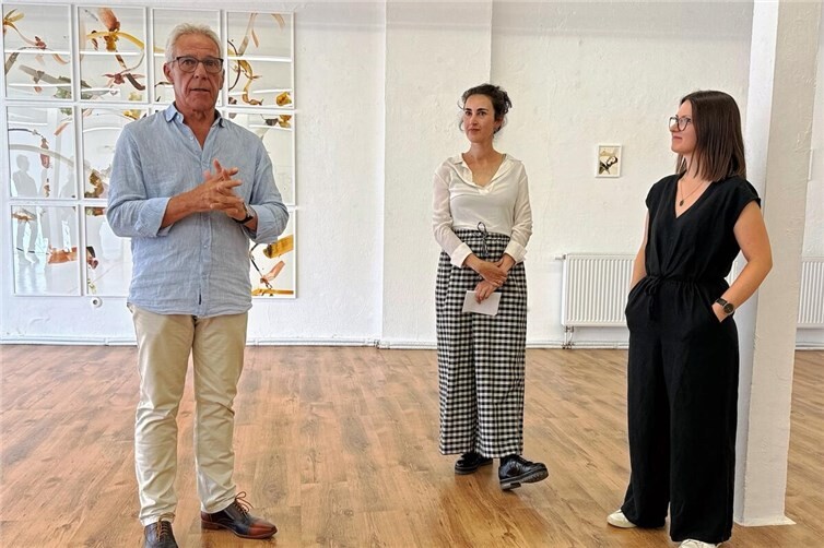 V.li. Norbert Boden, Teresa Schmidt-Meinecke und Beatrice Richter.