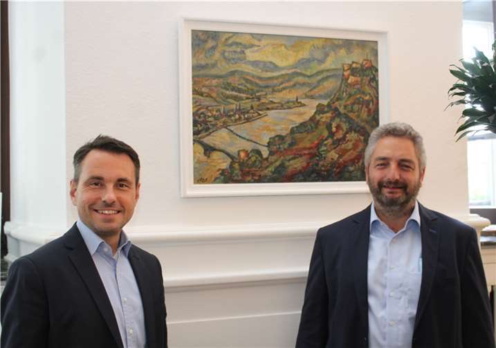 V.li. OB David Langner und Kai Mifka .Foto: Stadt Koblenz