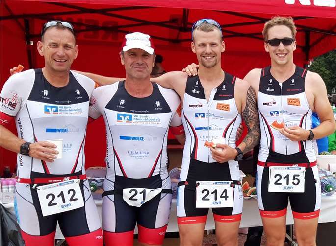 V.li. Oliver Beck, Michael Pillig, Marco Seibert und Stefan Laux.Foto: privat