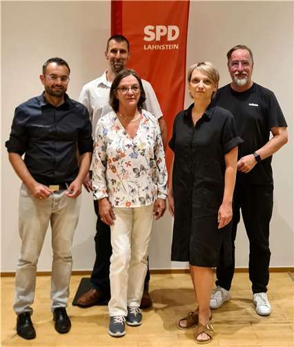 V.li. Perry Metten-Golly, Jochen Sachsenhauser, Stephanie Oppenhäuser, Judith Ulrich und Markus Graf. Foto: Perry Metten-Golly
