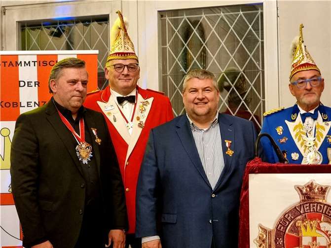 V.li. Peter Bündgen, Dirk Kissel, Peter Gries und Bernd Müller. Foto: Detlef König