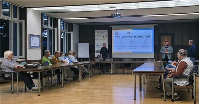 V.li. Peter Rheingans, Bürgermeister Christoph Mohr und Alf Ruppert bei der Infoveranstaltung im Rathaus.  Quelle: Stadt Bendorf