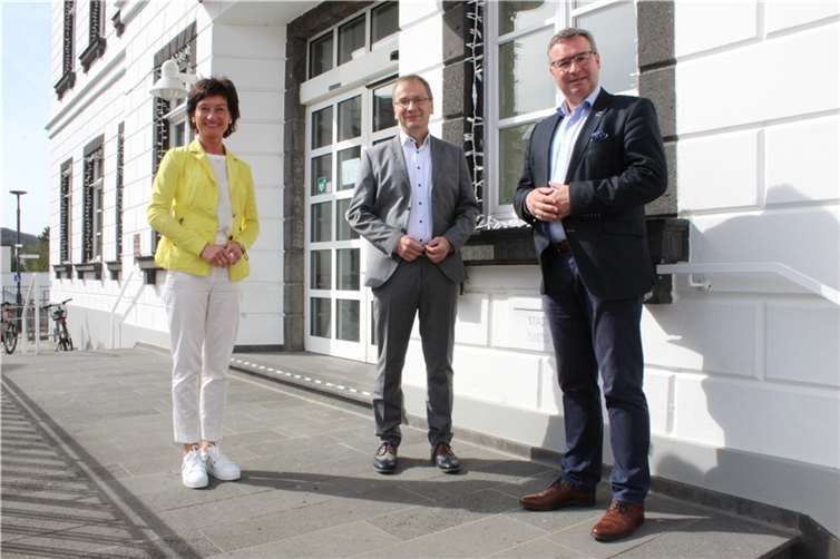 V.li. Petra Schneider, Andreas Geron und Horst Gies. Foto: privat