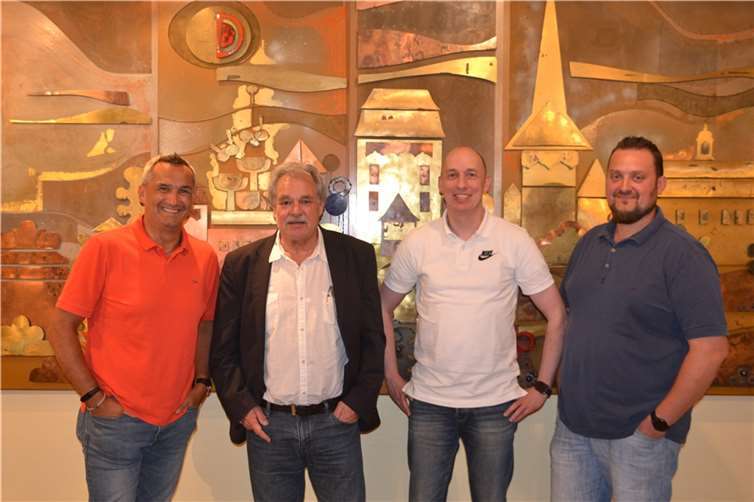 V.li. Ralf Kirschbaum, Michael Schneider, Michael Westhofen und Andreas Salz.Quelle: FWG Linz