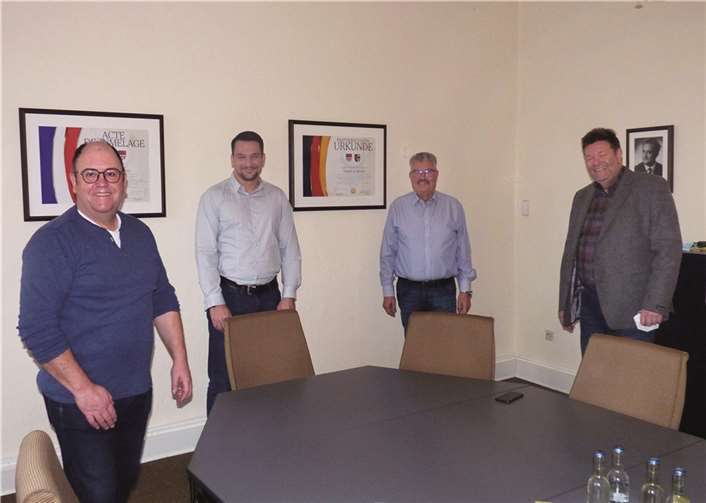 V.li. Ralf Kraut, Christian Welsch, Hans Peter Ammel und Helmut Selig sprachen mit BLICK aktuell. Fotos: FRE