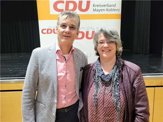 V.li. Ralf Marschall und Britta Müller. Quelle: CDU St. Sebastian