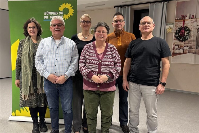V.li. Rebecca Stallbaumer, Paul Schönau, Sabine Granzow, Vera Bohner-Wolf, Martin Jende, Karsten Schwarz. Foto: Christof Wolf