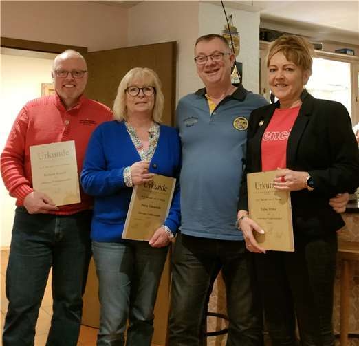 V.li. Roland Kaiser, Petra Eibenstein, Jörg Nawrath und Luise Arenz.