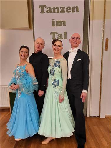 V.li. Sabine und Peter Bürger und Andrea Frey und Jürgen Diegel. Quelle : Peter Bürger