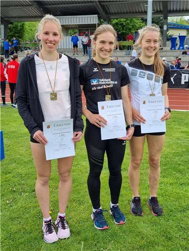 V.li. Sandra Teller, Lucia Sturm und Olivia Gürth. Foto: privat