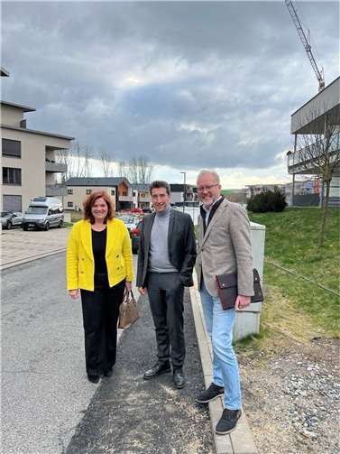 V.li. Sandra Weeser, Dr. Martin Koch und Volker Lopp. Foto: privat