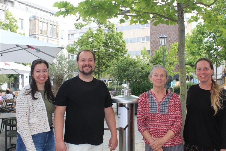 V.li. Sarah Rößel, Christoph Scheuer, Birgit Stupp und Kristina Schmidt.