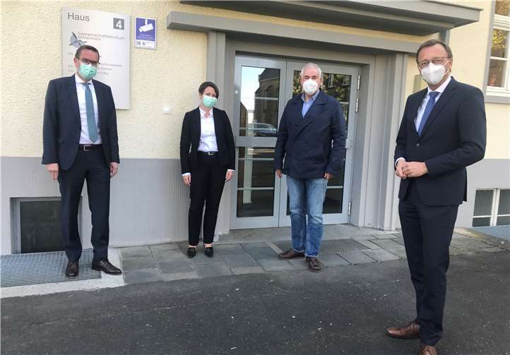 V.li. Sascha John, Melanie Zöller, Mark Scherhag und Josef Oster.Foto: privat