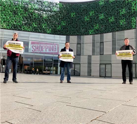 V.li. Sebastian Hebeisen, Dr. Thorsten Rudolph und Detlev Pilger. Foto: privat