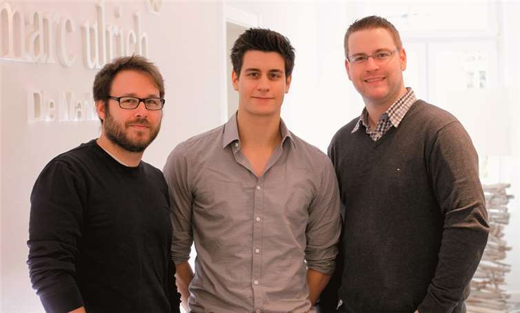 V.li. Sebastian Steffens, Bernhard Weiler, Jens Kröger. privat