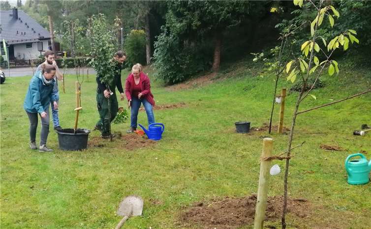 V.li.: Stefani Jürries, Tim Schäfer, Ben Kraus und Jasmin Lemler.