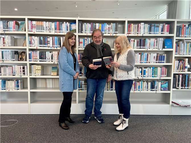 V.li. Susanne Ott, Ernst Heimes und Dr. Margit Theis-Scholz.  Foto: Stadtverwaltung