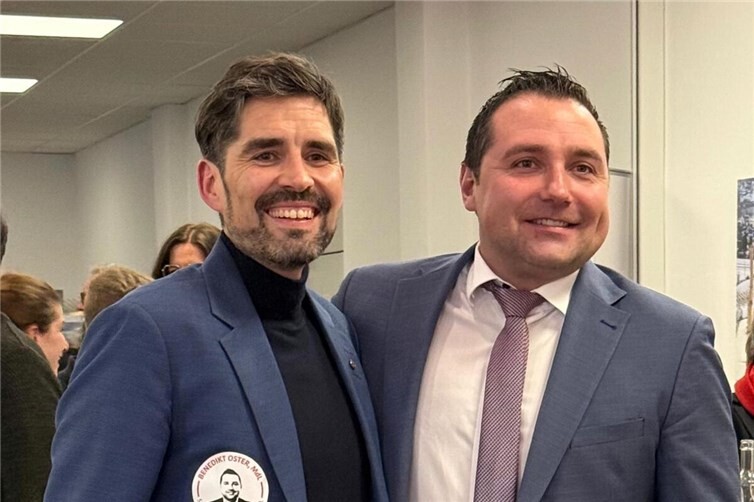 V.li. Sven Teuber und Benedikt Oster. Foto: Jens Mindermann