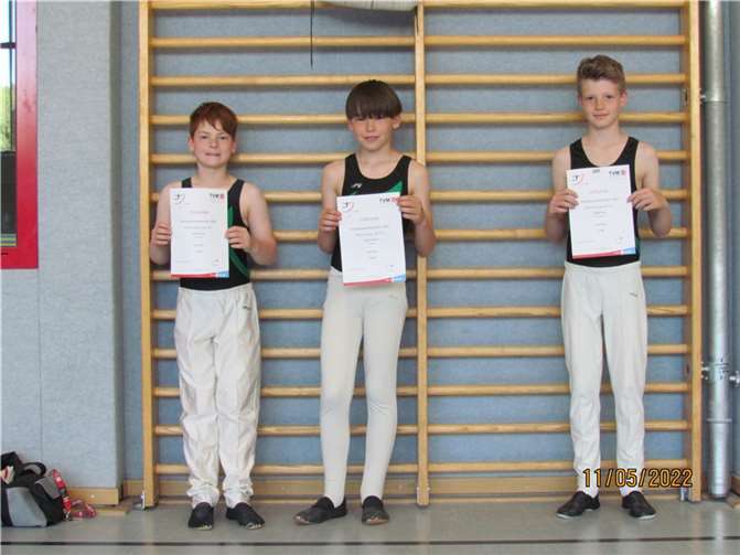 V.li. Theo Brigatt, Tjark Schikora und Lasse Simonis. Foto: privat