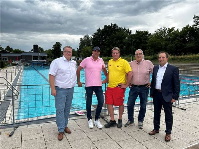 V.li. Thomas Nuhn, Michael Berndt, Kevin Wassong, Wilfried Humpert und Alexander Lembke. Quelle: FBL-Stadtratsfraktion Remagen