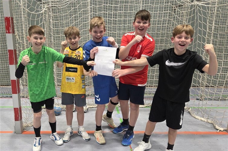 V.li. Till Meißner, Urs Kölsch, Mika Göddertz, Constantin Colmi und Benedikt Reif. Foto: HBMU