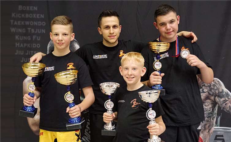 V.li. Till Wagner, Marco Mosdzien, Fabian Franke und Manuel Schulte. Fotos: privat