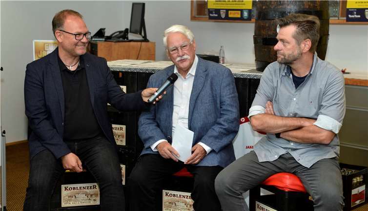 V.li. Tom Theisen, Walter Desch und Dirk Martin.