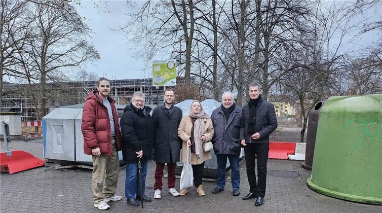 V.li. Vincenc Schulz, Christoph Bretz, Dennis Tritsky, Iris Wörsdörfer-Busch, Peter Staudt, Detlev Pilger. Foto: Jörg Vöge