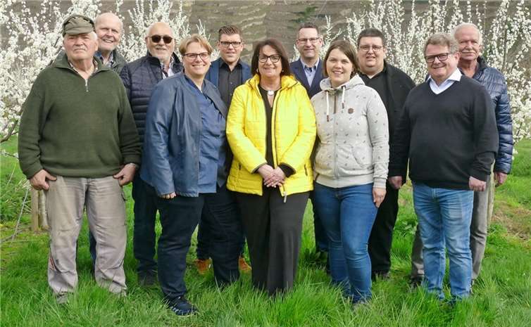 V.li. W. Schäfer, M. Kreutz, j. Scherhag, T. Nikolay, Ch. Stumm, J. Arnold, K. Krall, T. Schäfer, E.Stumm; A. Jöchel, J. Heizmann. Quelle: FWG Dieblich