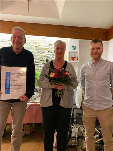 V.li. Werner Nachtsheim mit Rita und Marten Molitor