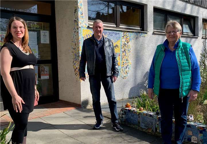 V.li. die jugendpolitische Sprecherin der CDU-Fraktion Julia Kübler, Stephan Otto und CDU-Fraktionsvorsitzende Anne Schumann-Dreyer.Foto: privat