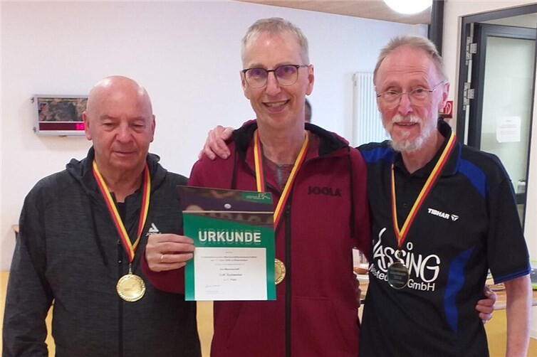 V.li.Gerd Werner, Steffen Engel und Bernd Schuler.