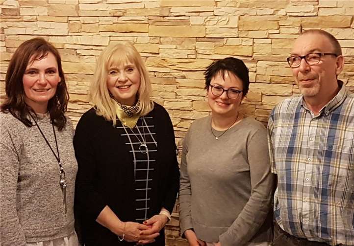 V.li.Ute Wierschem, Dr. Margit Theis-Scholz, Anne Bernsen und Gerd Blankenberg.Foto: privat