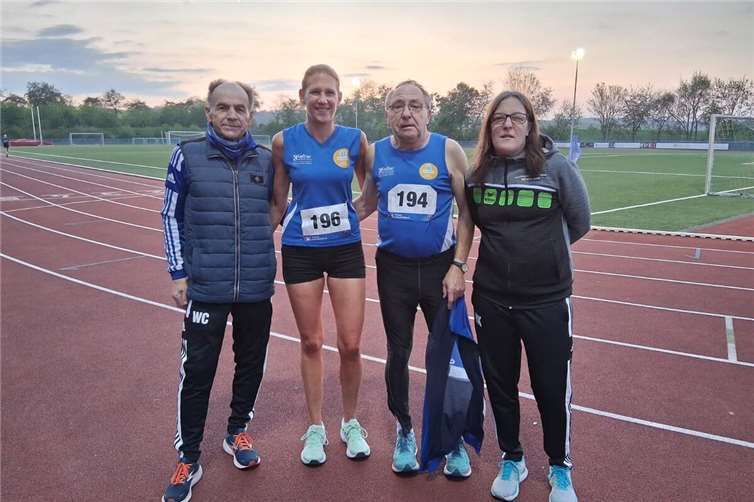 V.li.Wolfgang Custodis, Monika Kracke, Kurt Schüller und Heike Kohlhaas. Quelle: SV Urmitz