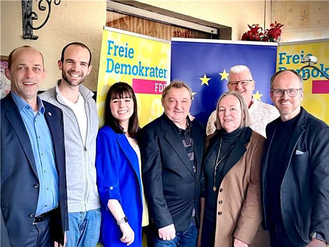 V.l.n.r.´: Alexander Buda, Martin Hirzmann, Julia Hirzmann, Waldemar Bondza, Susanna Henn, Dr. Tobias Kador, Philipp Amberg.  Copyright: Philipp Amberg