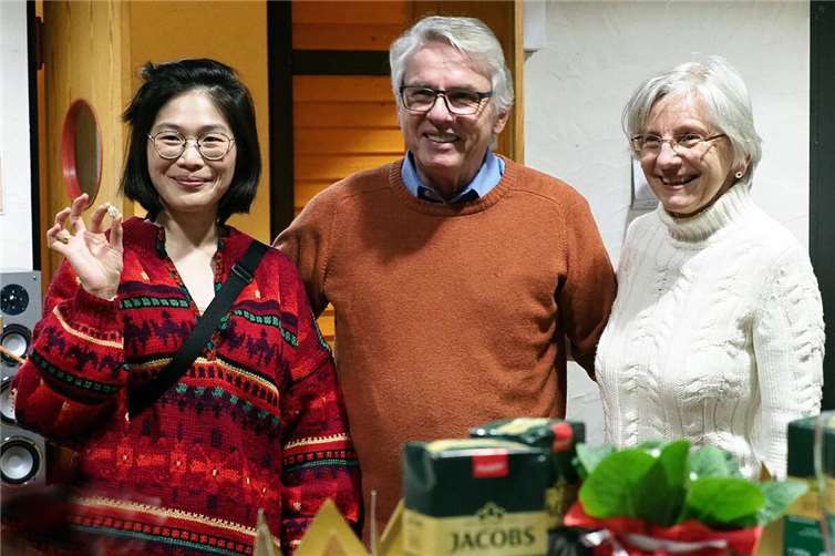 V.l.n.r.: Anyi Scharf, Christian Robenek, Doris Plaschke.  Foto: Rolf Weingarten