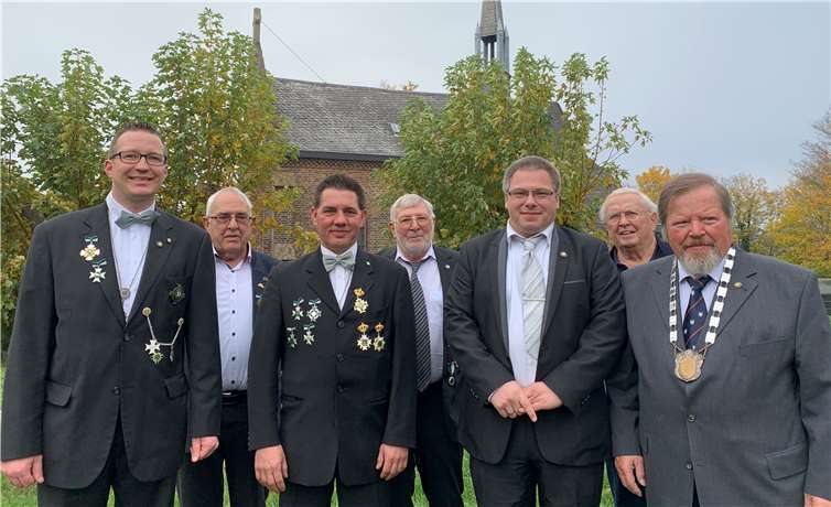 V.l.n.r.: Benjamin Christen, Christian Adams, Holger Spiller, Rainer Nußbaum, Olaf Schemeitat, Robert Brüning, Mike Engels.Foto: privat